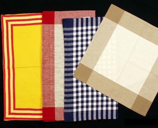 Table Linen: Napkins & Napkin Rings
