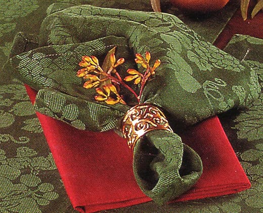 Table Linen: Napkins & Napkin Rings