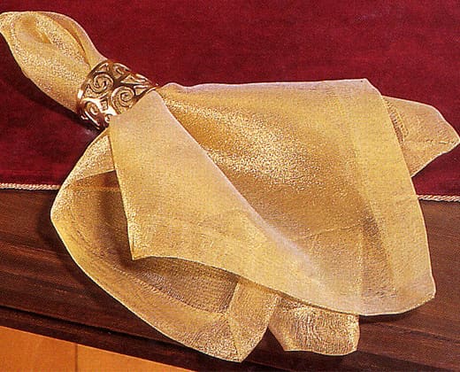 Table Linen: Napkins & Napkin Rings