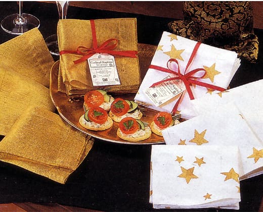 Table Linen: Napkins & Napkin Rings